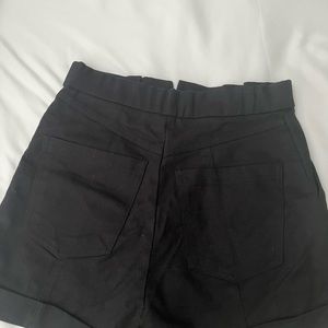 Brand new high waisted black Zara shorts